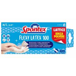 gloves spontex flexy s/m x100